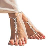 Algopix Similar Product 10 - Swarovski Crystals Women Barefoot