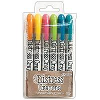 Algopix Similar Product 12 - Tim Holtz Distress Crayon Set-Set #1