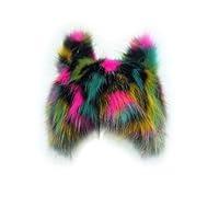 Algopix Similar Product 10 - Colorful Faux Fur Earflap Hats with Cat