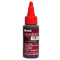 Algopix Similar Product 17 - Sassi Eyelash Glue 1oz Dark