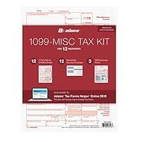 Algopix Similar Product 2 - Adams 1099 MISC Forms 2019 5 Part Tax