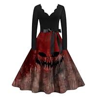 Algopix Similar Product 10 - SGASY Women Halloween Dress Fall Long