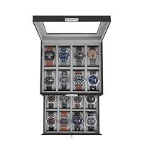 Algopix Similar Product 20 - SONGMICS 16Slot Watch Box Watch Case