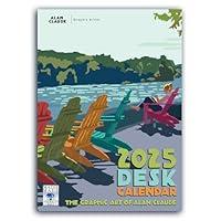 Algopix Similar Product 5 - 2025 DESK Art Calendar 5x7 Retro