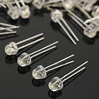 Algopix Similar Product 9 - KASILU YHJ0313 100pcs F5 5mm White