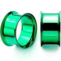 Algopix Similar Product 2 - Body Candy 2Pc Green Anodized Steel