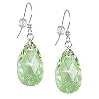 Algopix Similar Product 6 - One Pair Austrian Crystal 22mm Teardrop