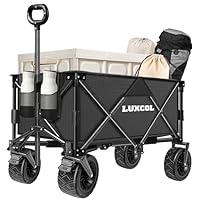 Algopix Similar Product 20 - LUXCOL Collapsible Folding Wagon Heavy