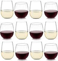 Algopix Similar Product 6 - Libbey Stemless Wine Glasses Set of 12