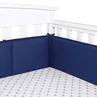 Algopix Similar Product 20 - TILLYOU Baby Safe Crib Bumper Pads for