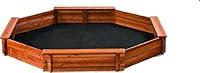 Algopix Similar Product 11 - Octagon Wooden Cedar Sand Box w Seat