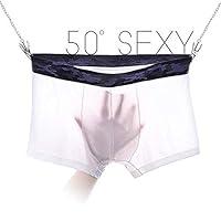 Algopix Similar Product 19 - maket Mens Sexy Transparent Jackstrap