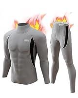 Algopix Similar Product 12 - Long Johns for Men with Fly Thermal