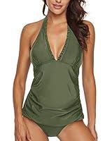 Algopix Similar Product 15 - AnnJo Two Piece Swimsuit Sexy VNeck