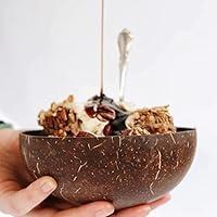 Algopix Similar Product 20 - Vifat 2 Pcs Natural Coconut Bowl