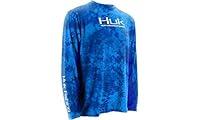 Algopix Similar Product 19 - HUK Mens Solid Icon Long Sleeve Shirt