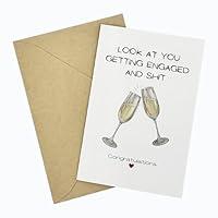 Algopix Similar Product 8 - Funny Wedding Shower Card for Bride and