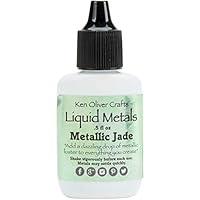Algopix Similar Product 8 - Ken Oliver KN06330 Liquid, Metallic Jade