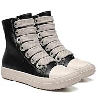 Algopix Similar Product 5 - THHFDH Women High Top Sneakers Thick