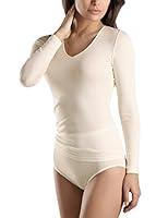 Algopix Similar Product 13 - HANRO Womens Woolen Silk Long Sleeve