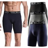 Algopix Similar Product 20 - TELALEO 3 Pack Compression Shorts for