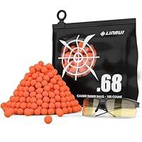 Algopix Similar Product 3 - LinRui 100ct 68 Cal Paintballs for