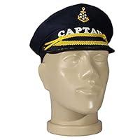 Algopix Similar Product 3 - Navy Blue Captain cotton Hat Yacht