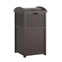 Algopix Similar Product 6 - Suncast 33 Gallon Outdoor Trashcan