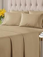 Algopix Similar Product 8 - Full 6 Piece Sheet Set  Breathable 