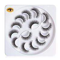 Algopix Similar Product 5 - 7 Pairs 3D Mink Eyelashes Faux Dramatic