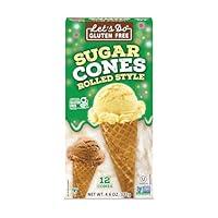 Algopix Similar Product 2 - Lets Do Gluten Free Sugar Cones Rolled