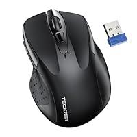 Algopix Similar Product 9 - TECKNET Wireless Silent Mouse Quiet