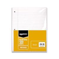 Algopix Similar Product 19 - Amazon Basics Wide Ruled Loose Leaf