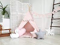 Algopix Similar Product 20 - BabyCo Teepee 100 Cotton Play Tent