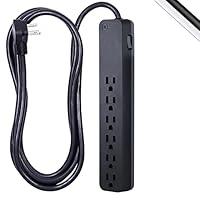 Algopix Similar Product 17 - GE Pro 6Outlet Surge Protector 8 Ft