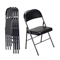 Algopix Similar Product 13 - Karl home 4 Pack Black Folding Chairs