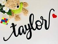 Algopix Similar Product 6 - Personalized Laser Cut Large Name Sign