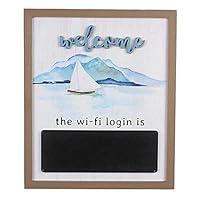 Algopix Similar Product 18 - Youngs Inc Wood Framed 3D Lake Welcome