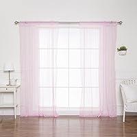Algopix Similar Product 12 - Best Home Fashion Jacquard Sheer Lace