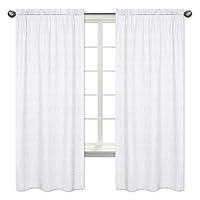 Algopix Similar Product 4 - White Eyelet Window Treatment Panels