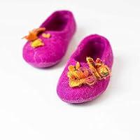 Algopix Similar Product 5 - Little girls purple felted wool