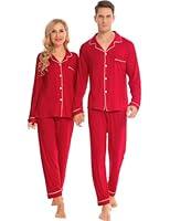 Algopix Similar Product 2 - SWOMOG Couples Christmas Pajamas Set