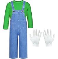 Algopix Similar Product 6 - Mavoka Plumber Costume for kids Shirt