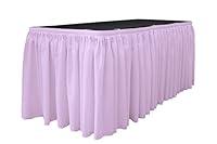Algopix Similar Product 15 - LA Linen Polyester Poplin Pleated Table