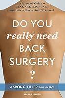 Algopix Similar Product 13 - Do You Really Need Back Surgery A