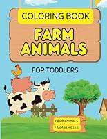 Algopix Similar Product 18 - Farm Animals Coloring Book For