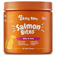 Algopix Similar Product 11 - Zesty Paws Salmon Oil for Dogs Skin and
