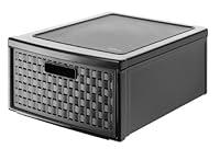 Algopix Similar Product 19 - Rotho "Country Drawer Box Big, Black