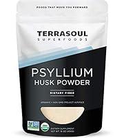 Algopix Similar Product 18 - Terrasoul Superfoods Organic Psyllium