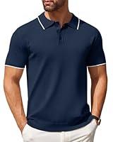 Algopix Similar Product 9 - COOFANDY Mens Polo Shirts Pullover